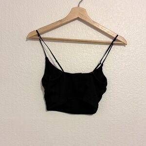 Black Women's Spaghetti Strap Top H&M Sz2